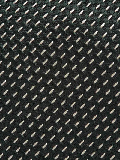 Zegna Silk Tie In Green