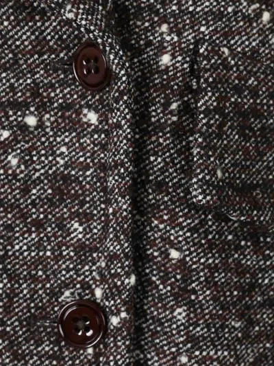 Dorothee Schumacher Wool-mix Coat With Removable Faux Fur Collar In Black