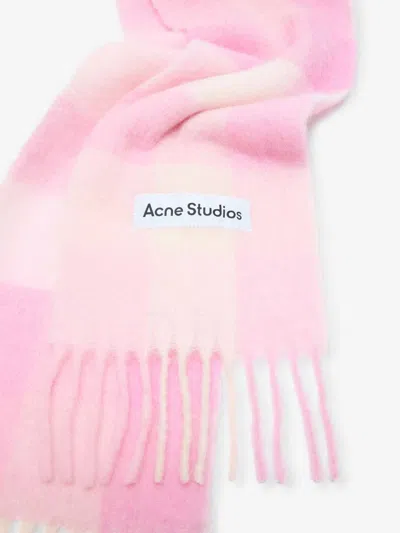 Acne Studios Wool Scarf In Pink