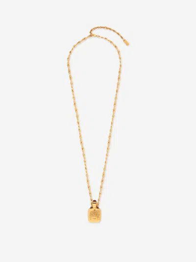 Chloé Midi Dress In Chiffon In Gold