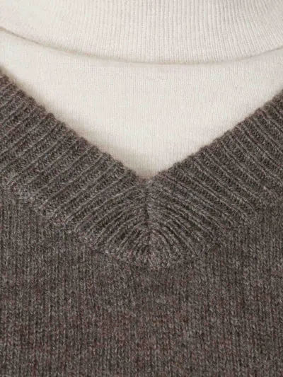 Staud Doris Cashmere Sweater Truffle In Brown