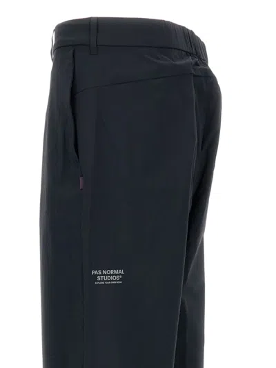 Pas Normal Studios Logo-print Trousers In Blue