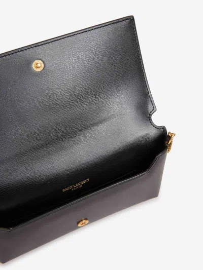 Saint Laurent Cassandre Phone Case In Black