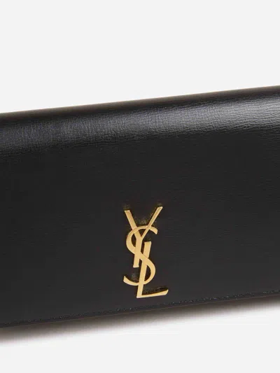Saint Laurent Cassandre Phone Case In Black