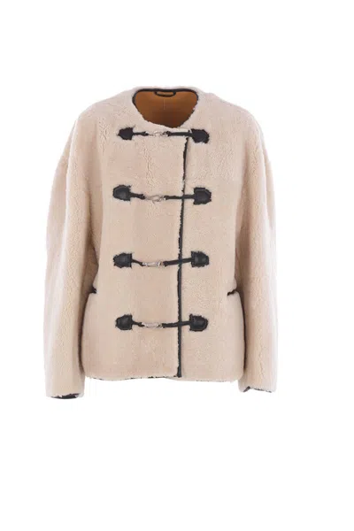 Totême Toteme Coats In Neutral