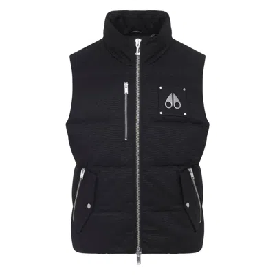 Moose Knuckles Westmount 2tone Gilet In Black