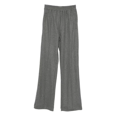 Bite Studios Elasticated-waist Straight Trousers In Gray