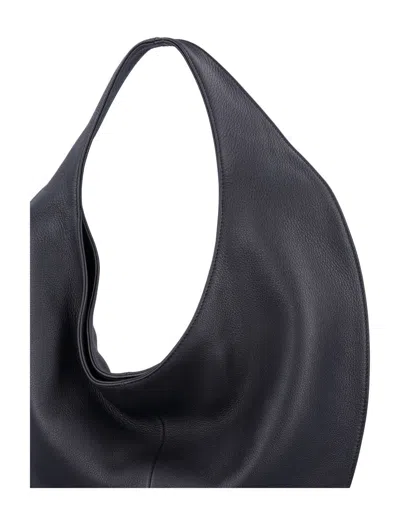 Maeden Market Tote Leather In Black