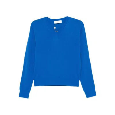 Dunst V-neck Sweater In Blue