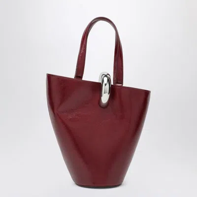 Jacquemus Structured Tote Bag With Top Handle And Strap In Red