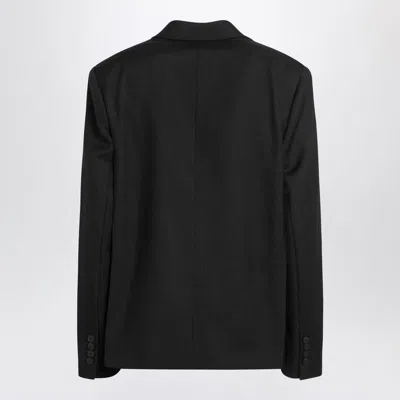 Jacquemus La Veste Carree Virgin Wool Blazer In Black