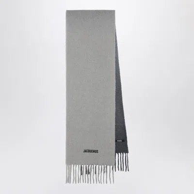 Jacquemus The Moisson Scarf In Gray