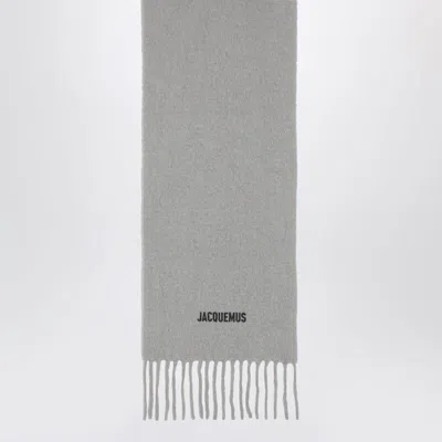Jacquemus The Moisson Scarf In Gray