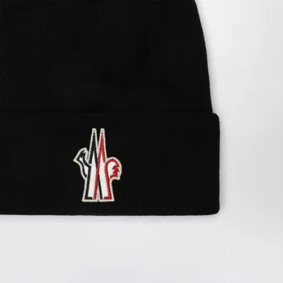 Moncler Grenoble Hat With Logo Embroidery In Black