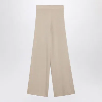 Max Mara And Knit Trousers In Neutral