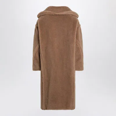 Max Mara Camel-coloured Teddy Bear Icon Coat In Brown