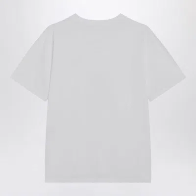 Mm6 Maison Margiela T-shirt With Numeric Patch In White