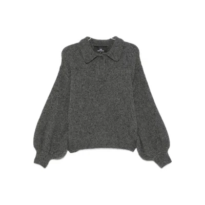Mr Mittens Fabric Sweaters In Gray