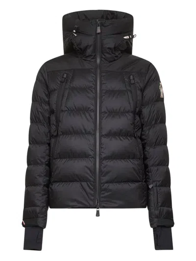 Moncler Down Ski Jacket Sleeve Pocket In Black