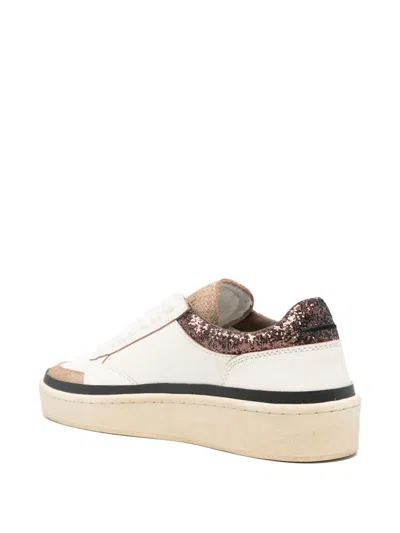 Ghoud Pads Glitter-detail Panelled Sneakers In Multi