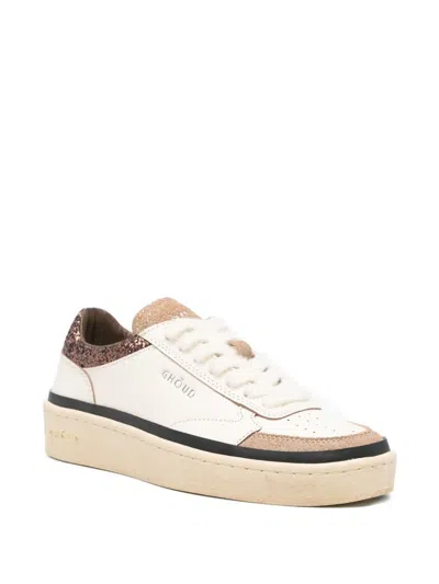 Ghoud Pads Glitter-detail Panelled Sneakers In Multi