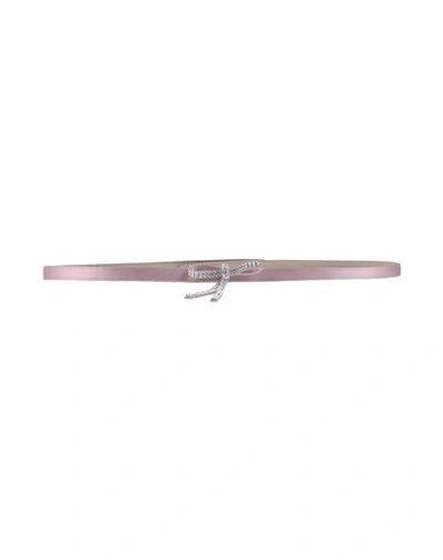 Dolce & Gabbana Thin Belt In Pink