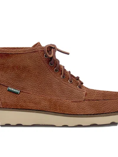 Sebago Tala Leather Lace-up Boots In Brown