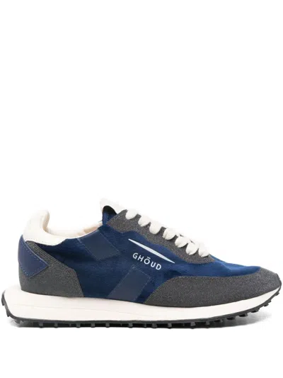 Ghoud Rush Starter Phylon Suede Panelled Sneakers In Blue