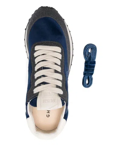 Ghoud Rush Starter Phylon Suede Panelled Sneakers In Blue