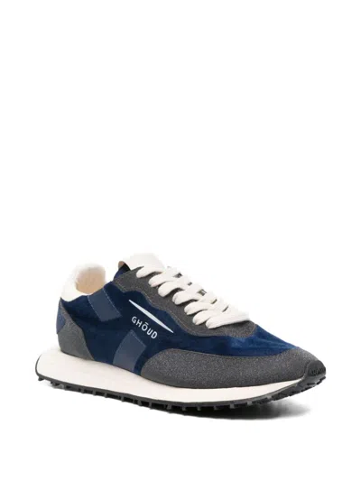 Ghoud Rush Starter Phylon Suede Panelled Sneakers In Blue