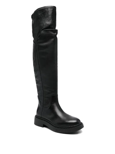 Ash Maxim Over-the-knee Boots In Black