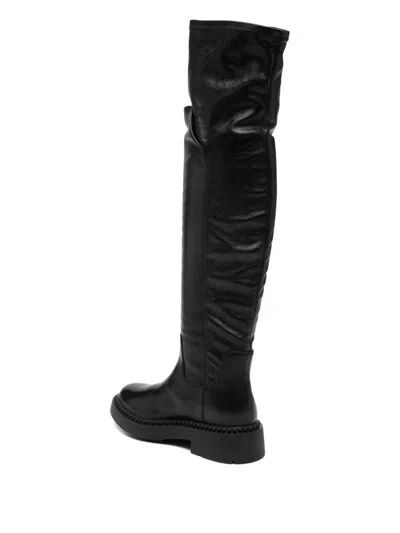 Ash Maxim Over-the-knee Boots In Black