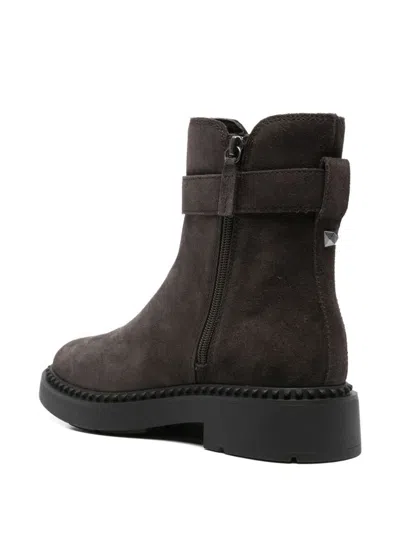 Ash Margot Moto Bootie In Black