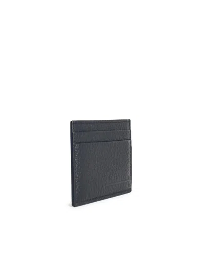Tom Ford Black Leather Cardholder In Black