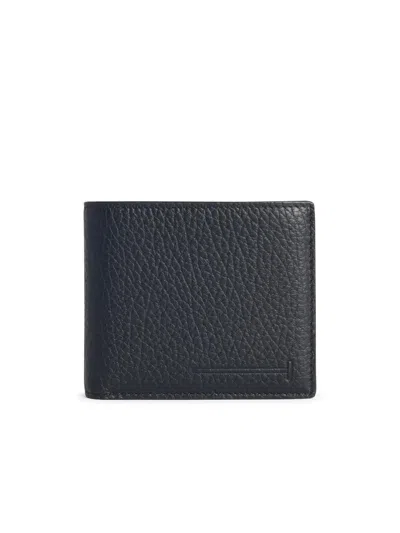 Tom Ford Black Leather Wallet In Black