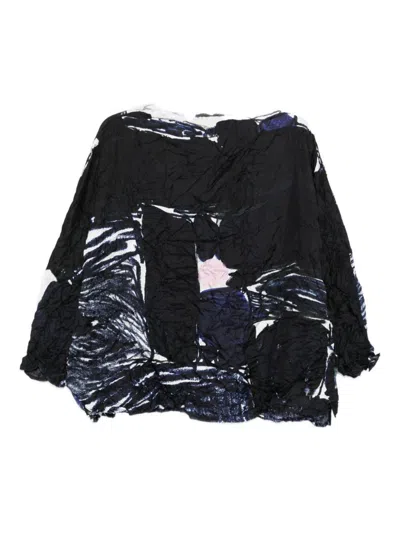 Daniela Gregis Blue Printed Shirts In Blue