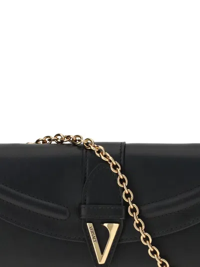 Versace Wallets In Black