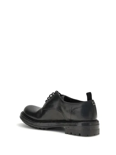 Dolce & Gabbana Leather Oxford Lace-ups In Black