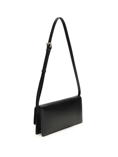 Tom Ford Black Leather Crossbody Bag In Black