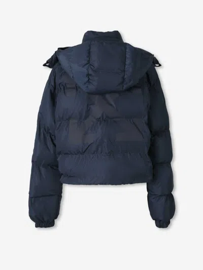 Off-white Zip-up High Neck Jacket In Blue