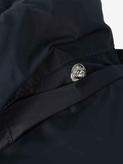 Off-white Zip-up High Neck Jacket In Blue