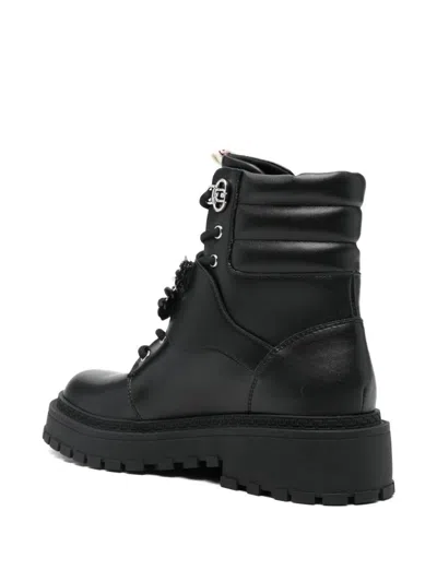 Liu •jo Flower Embellished Rumi Boots In Black