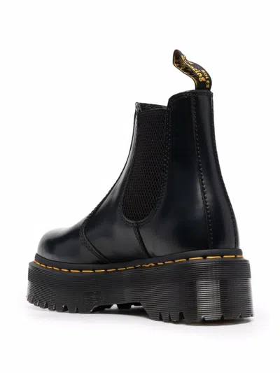 Dr. Martens Black Leather Ankle In Black