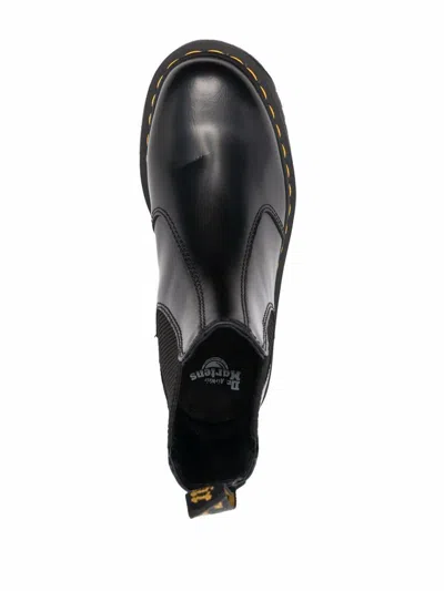 Dr. Martens Black Leather Ankle In Black