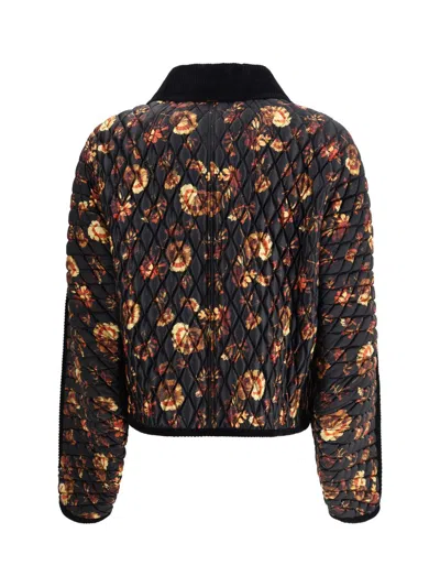Burberry Floriston Quilted Jacket In Multi