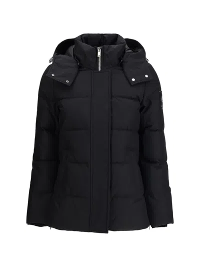 Moose Knuckles Cloud 3q Down Jacket In Black