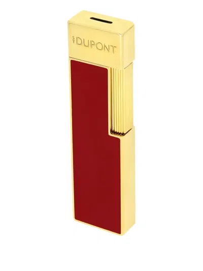 St Dupont Twiggy Lacquered Lighter In Red