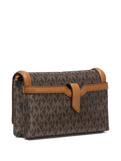 Michael Michael Kors Mini Jet Set Cross Body Bag In Brown