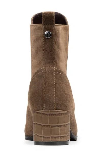 Donald Pliner Contrast Block Heel Boot In Multi