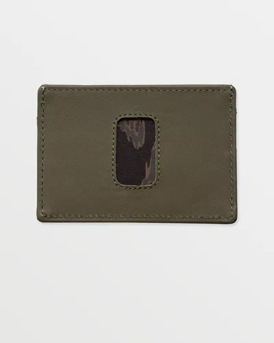 Volcom Primo Cardholder In Green